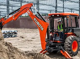 Kubota loader backhoes