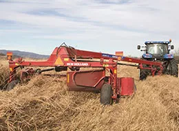 New Holland discbine mower conditioners