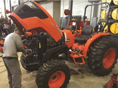 Townline Equipment in shop service